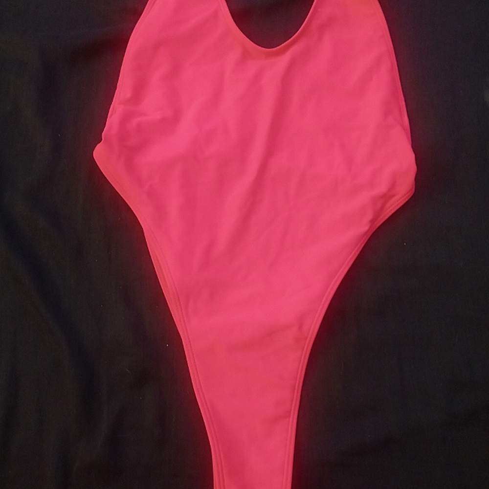 One piece thong bathing suit